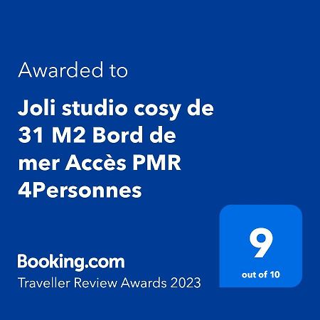 Joli Studio Cosy De 31 M2 Bord De Mer Acces Pmr 4Personnes La Ciotat Kültér fotó